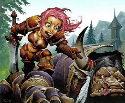 暴雪艺术画廊 魔兽世界TCG卡牌原画欣赏