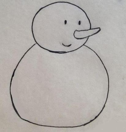 QQ画图红包雪人怎么画_QQ画图红包雪人画法教程