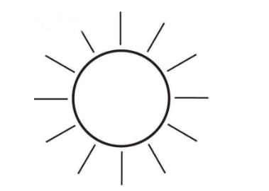 QQ画图红包太阳怎么画_QQ画图红包太阳画法教程