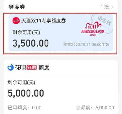 花呗双11专享额度券怎么还款_花呗双11专享额度券还款教程